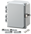 Integra - Premium Line | Polycarbonate | Hinged Cover | Opaque | Stainless Steel Locking Latch | Mounting Feet-2