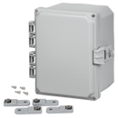 Integra - Premium Line - Hinged Cover | Opaque | Non-Metallic Locking Latch | Mounting Feet-3
