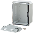 Integra - Premium Line | Polycarbonate | Screw Closure | Clear | Mounting Flanges | NEMA 6P-2