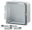 Integra - Premium Line | Hinged Cover | Clear | Mounting Feet | 6P-4