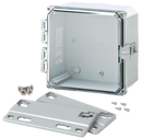 Integra - Premium Line | Polycarbonate | Hinged Cover | Clear | Non-Metallic Locking Latch | Mounting Flanges-4