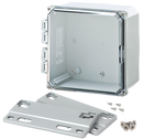 Integra - Premium Line | Polycarbonate | Clear Hinge Cover | Two Screw Cover | Flanges | NEMA 4X-4