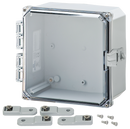 Integra - Premium Line | Polycarbonate | Hinged Cover | Clear | Non-Metallic Locking Latch | Mounting Feet-4