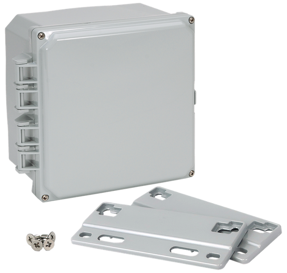Integra - Premium Line | Opaque Hinge Cover | Four Screw Lid | Flanges | NEMA 6P