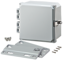 Integra - Premium Line | Polycarbonate | Hinged Cover | Opaque | Stainless Steel Locking Latch | Mounting Flanges-3
