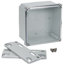 Integra - Premium Line | Polycarbonate | Screw Closure | Clear | Mounting Flanges | NEMA 6P-3