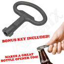 Altelix 24x24x12 19" Wide 4U Vertical Rack Steel Weatherproof NEMA Enclosure with Dual Cooling Fans, Dual 120 VAC Duplex Outlets and Power Cord-3