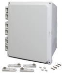 Integra - Premium Series | Hinged Cover | Opaque | Mounting Feet | White-6