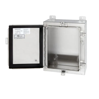N4X6 Series     316L Stainless Steel Enclosures with Continuous Hinge and Clamped   Cover - 0