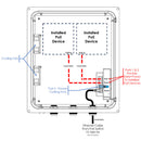 Altelix Ceiling Mount Enclosure - 14x12x6 PoE Powered Fiberglass FRP with Cooling Fans-2