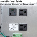 Altelix Fiberglass Weatherproof Vented NEMA Enclosure with Adjustable Cooling Fan, 120 VAC Outlets & Power Cord-4