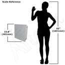 Altelix NEMA 4X Fiberglass Weatherproof Camera Security Cabinet with Two HIKVISION DS-1273ZJ-140 Camera Mounts-8