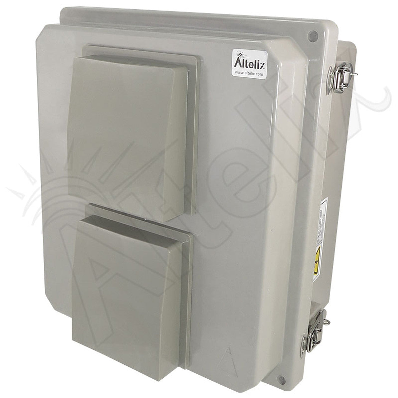Altelix Insulated Fiberglass Weatherproof Vented NEMA Enclosure with Cooling Fan and 120 VAC Outlets