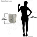 Altelix Fiberglass Weatherproof Vented Enclosure for Amazon eero® Max 7 Mesh WiFi Router-11