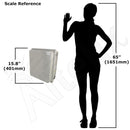 Altelix 14x12x10 Fiberglass Weatherproof NEMA Enclosure with 100-240 VAC Universal Power Outlet-11