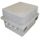 Altelix 14x12x10 Fiberglass Weatherproof NEMA Enclosure with 100-240 VAC Universal Power Outlet-6