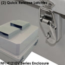 Altelix Fiberglass Vented & Heated Weatherproof NEMA Enclosure with 120 VAC Outlets, 200W Heater & 85°F Turn-On Cooling Fan-6