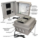 Altelix Fiberglass Weatherproof Vented Enclosure for Amazon eero® Max 7 Mesh WiFi Router-3