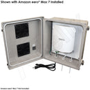 Altelix Fiberglass Weatherproof Vented Enclosure for Amazon eero® Max 7 Mesh WiFi Router-7