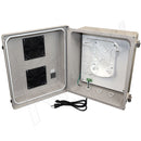 Altelix Fiberglass Weatherproof Vented Enclosure for Amazon eero® Max 7 Mesh WiFi Router-8