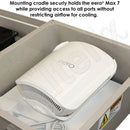 Altelix Fiberglass Weatherproof Fan Cooled Enclosure for Amazon eero® Max 7 Mesh WiFi Router-3