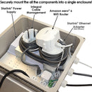 Altelix Fiberglass Weatherproof Starlink® / Amazon eero® Mesh Wi-Fi Router Enclosure with Cooling Fan, 120 VAC Outlets & Power Cord-3