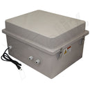 Altelix Fiberglass Weatherproof Heated NEMA Enclosure with 200W Heater, 120 VAC Outlets & Power Cord-13
