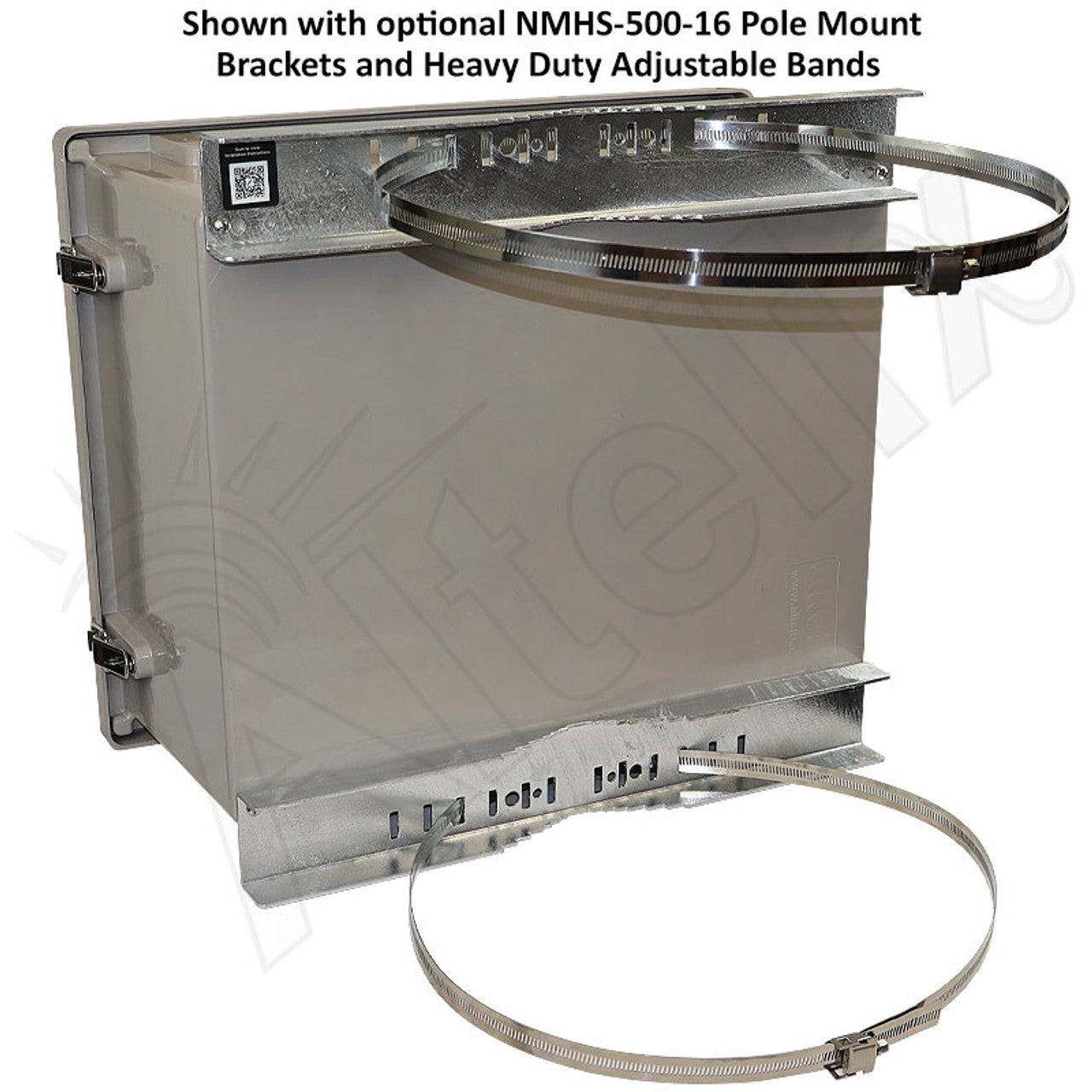 Altelix Fiberglass Weatherproof Heated NEMA Enclosure with 200W Heater & 120 VAC Outlets