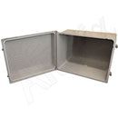 Altelix Fiberglass Weatherproof NEMA 4X Enclosure with Blank Aluminum Equipment Mounting Plate-13