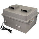 Altelix Fiberglass Vented & Heated Weatherproof NEMA Enclosure with Dual Cooling Fans, 200W Heater and 120 VAC Outlets & Power Cord-5