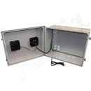 Altelix 20x16x12 Fiberglass Weatherproof Vented NEMA Enclosure with Dual Cooling Fans, 120 VAC Outlets & Power Cord-7