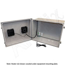 Altelix Fiberglass Vented & Heated Weatherproof NEMA Enclosure with Dual Cooling Fans, 200W Heater and 120 VAC Outlets & Power Cord-6