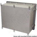 Altelix 16x20X12 Fiberglass Weatherproof Vented NEMA Enclosure with Blank Non-Metallic Equipment Mounting Plate-7
