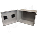 Altelix Fiberglass Weatherproof Vented NEMA Enclosure with Blank Aluminum Equipment Mounting Plate-6