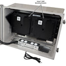 Altelix Weatherproof Dual Sonos® AMP Enclosure with 120 VAC Outlets & Power Cord-4