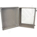 Altelix NEMA 4X Fiberglass Weatherproof RF Transparent Wireless Enclosure with No-Drill PVC Equipment Mounting Plate-14