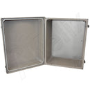 Altelix Fiberglass Weatherproof NEMA 4X Enclosure with Blank Aluminum Equipment Mounting Plate-6