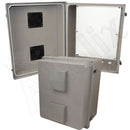 Altelix 16x20X12 Fiberglass Weatherproof Vented NEMA Enclosure with Blank Non-Metallic Equipment Mounting Plate-11