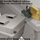 Altelix Fiberglass Vented & Heated Weatherproof NEMA Enclosure with Cooling Fan, 200W Heater 120 VAC Outlets-7