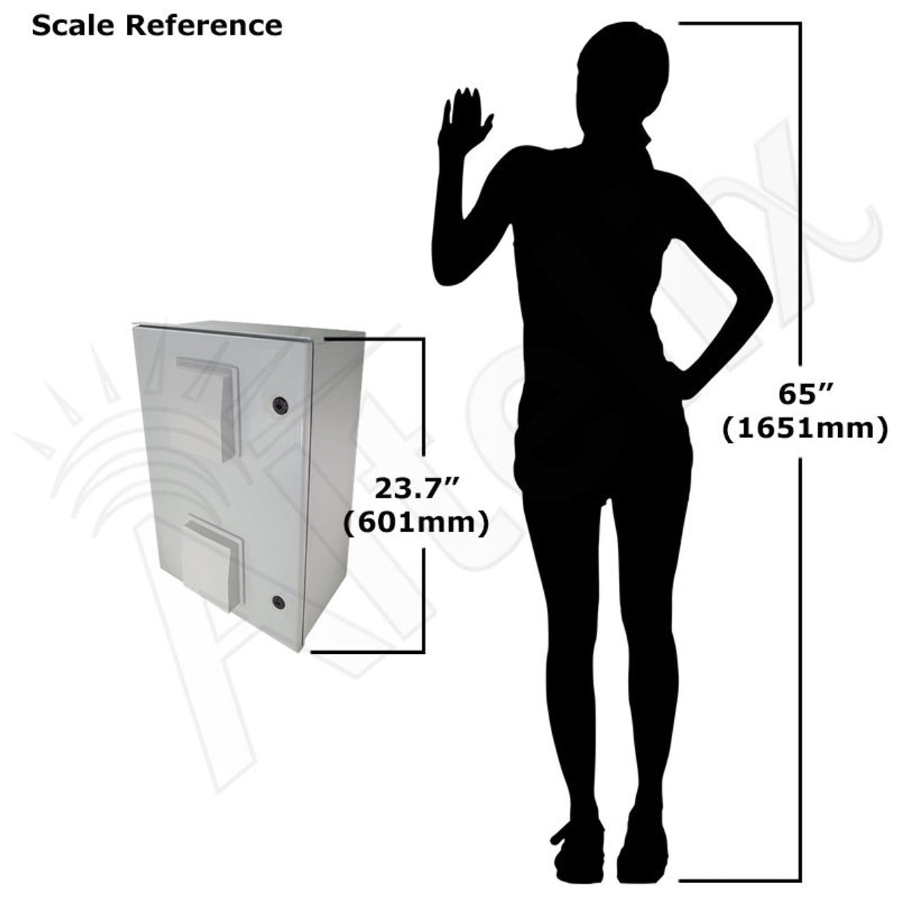 Altelix Weatherproof Fan Cooled Fiberglass Enclosure for Dual SONOS® AMP, SONOS® PORT and SONOS® Connect:Amp™