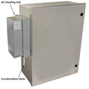 Altelix DC Powered Air Conditioned Enclosure with Heat - 32x24x12 Fiberglass FRP Weatherproof NEMA 4X Rated, 12VDC, 24VDC, 48VDC-2