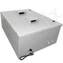 Altelix 32x24x12 19" Wide 4U Vertical Rack Vented Fiberglass Weatherproof NEMA Enclosure with Dual Cooling Fans, 120 VAC Outlets & Power Cord-9