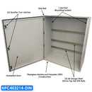 Altelix 40x32x14 NEMA 4X Fiberglass Weatherproof Enclosure-3