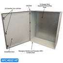 Altelix 40x32x14 NEMA 4X Fiberglass Weatherproof Enclosure-2