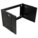 Altelix 24x24x24 NEMA 4X Steel Weatherproof Enclosure with Steel Equipment Mounting Plate and 19" Wide 6U Rack Frame-2