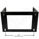 Altelix 19" Wide 6U Adjustable Wall Mount Equipment Rack-2