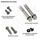 Altelix 19" Wide 6U Adjustable Wall Mount Equipment Rack-4