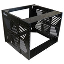 Altelix 8U Adjustable Depth (12.35" to 20.5") Wall Mount 19” Network & AV Equipment Rack - 75 lbs Capacity-1