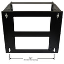 Altelix 8U Adjustable Depth (12.35" to 20.5") Wall Mount 19” Network & AV Equipment Rack - 75 lbs Capacity-2