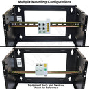 Altelix Adjustable 1U 19" Rack Mount DIN Rail Kit-3